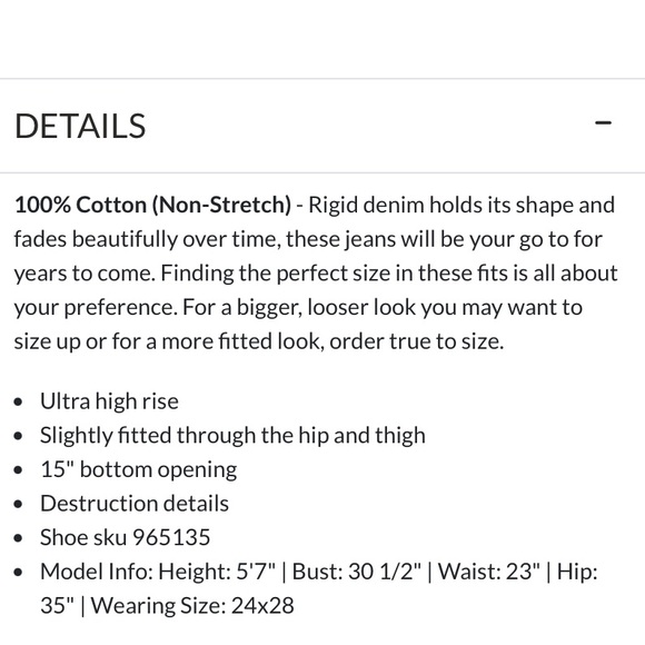 Kancan Signature High Waisted Straight Leg, Size 26, Distressed - Picture 4 of 8